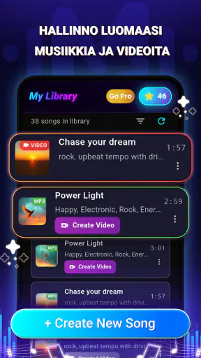 AI Laulu- ja Sanoitukset screenshot