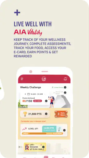 AIA+ Malaysia screenshot