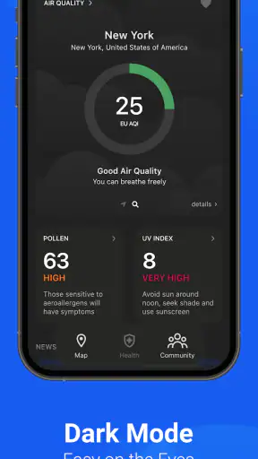Air Quality & Pollen - AirCare screenshot