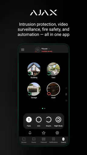 Ajax Security System screenshot