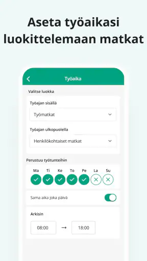 Ajopäiväkirja - Driversnote screenshot