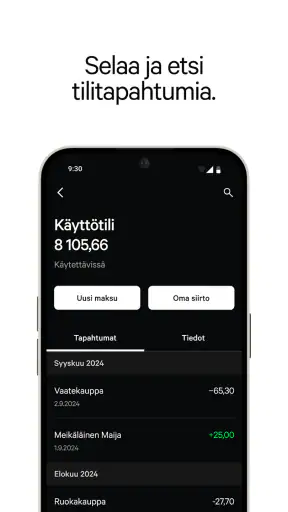 Aktia Mobiilipankki screenshot