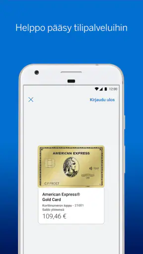 Amex FI screenshot