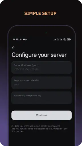 Amnezia VPN screenshot
