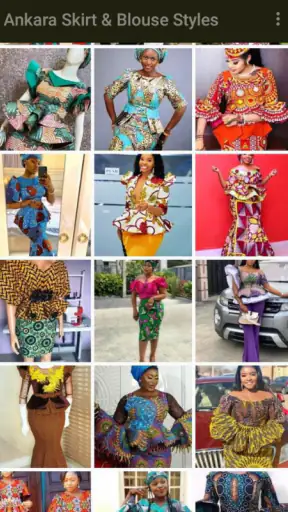 Ankara Skirt & Blouse Styles screenshot