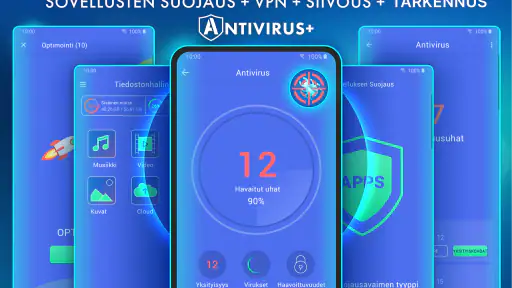 Antivirus - Siivous, VPN screenshot