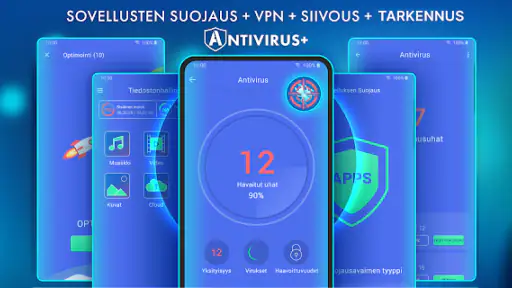Antivirus - Siivous, VPN screenshot
