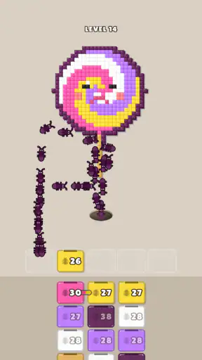 Ants Flow: Pixel Color Puzzle! screenshot