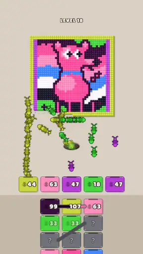 Ants Flow: Pixel Color Puzzle! screenshot