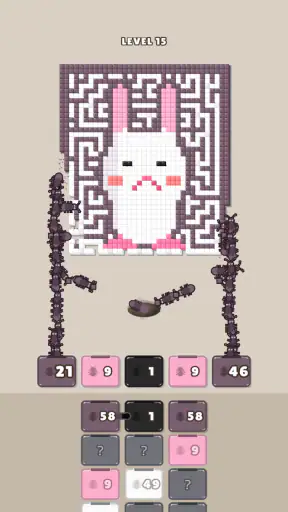Ants Flow: Pixel Color Puzzle! screenshot