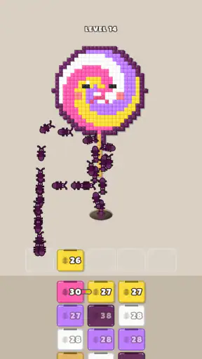 Ants Flow: Pixel Color Puzzle! screenshot