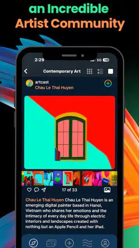 Artcast screenshot