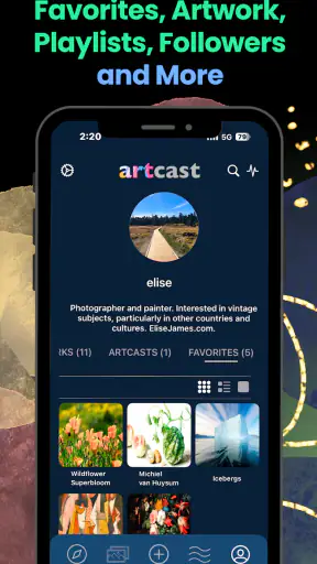 Artcast screenshot