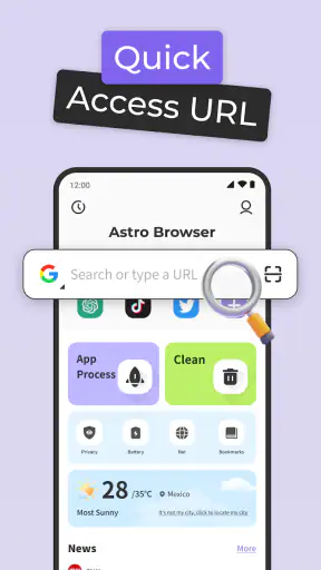 Astro Browser screenshot