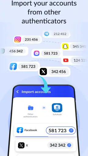 Authenticator App - SafeAuth screenshot