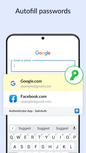 Authenticator App - SafeAuth screenshot