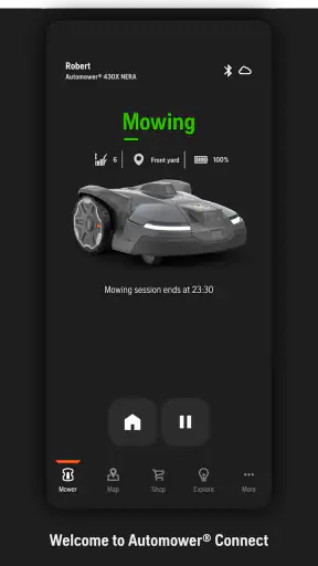 Automower Connect screenshot
