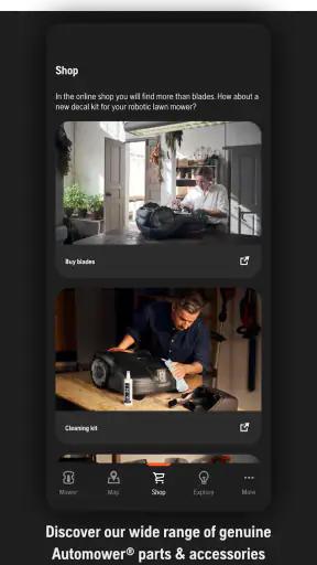 Automower Connect screenshot