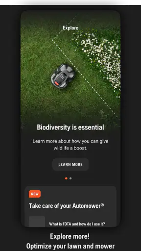 Automower Connect screenshot