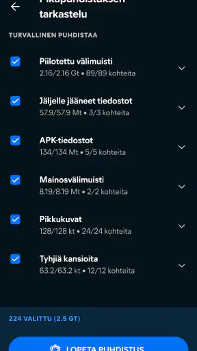 Avast Cleanup – puhdistus screenshot
