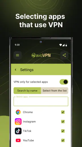 avoVPN - fast & secure VPN app screenshot