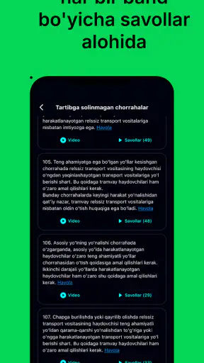 Avto Test PRO AI Yo'l harakati screenshot