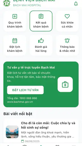 Bach Mai Care - Hồ sơ sức khoẻ screenshot