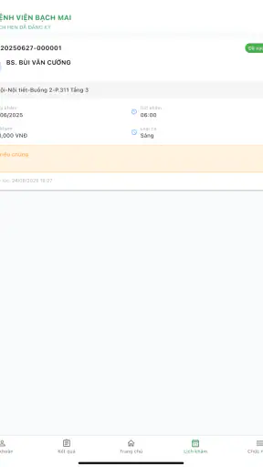 Bach Mai Care - Hồ sơ sức khoẻ screenshot