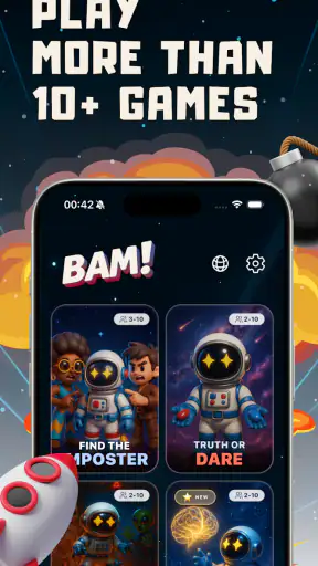 BAM! – Ryhmä- ja juhlapelit screenshot