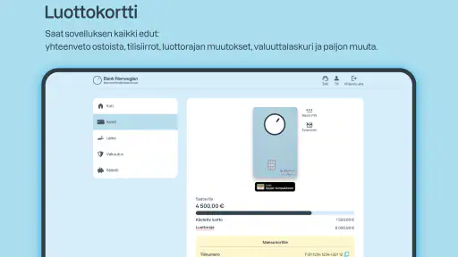 Bank Norwegian screenshot