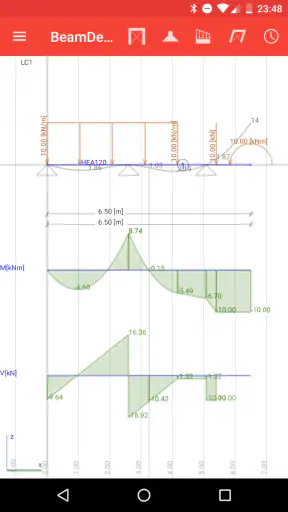 BeamDesign screenshot
