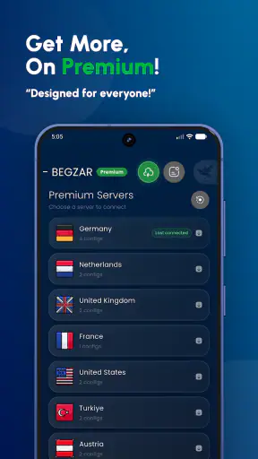 BegzarVPN screenshot