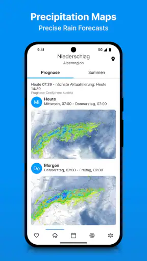 bergfex: Sää & Sadetutka screenshot