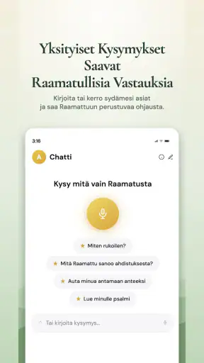 Bible Chat - Päivän Rukous screenshot