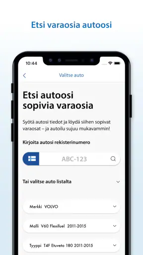 Biltema screenshot