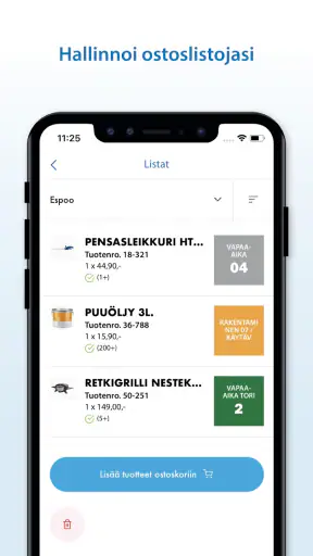 Biltema screenshot