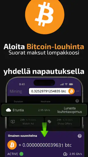 Bitcoin-louhija (krypto) screenshot