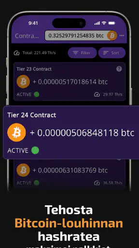 Bitcoin-louhija (krypto) screenshot