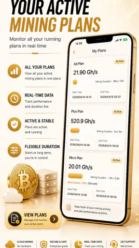 BitVexor-BitCoin Cloud Mining screenshot