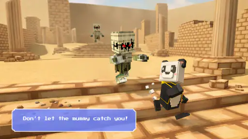Blocky Quest: Panda Adventure screenshot