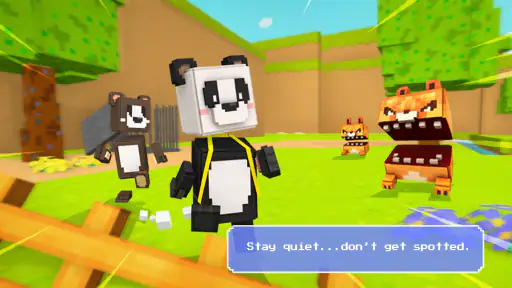 Blocky Quest: Panda Adventure screenshot