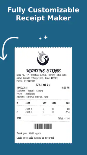 Bluetooth Thermal Printer App screenshot