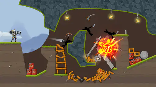 Boom Stick: Bazooka Puzzles screenshot