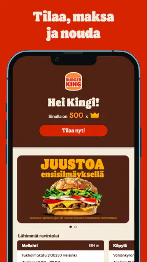 Burger King Suomi screenshot
