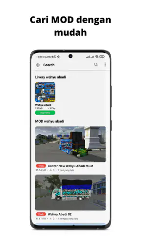 Bus Simulator MOD Wahyu Abadi screenshot