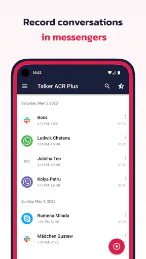 Call Recorder: Talker ACR Plus screenshot