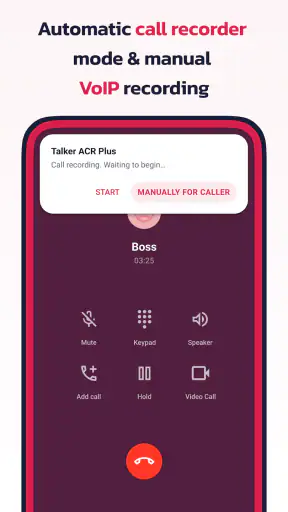 Call Recorder: Talker ACR Plus screenshot