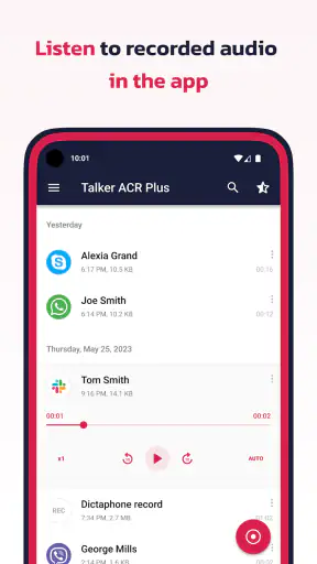 Call Recorder: Talker ACR Plus screenshot