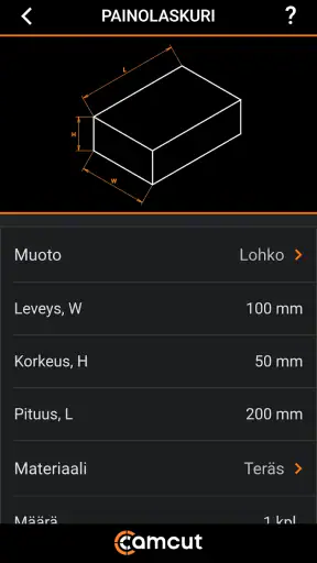 Camcut Machining Handbook screenshot