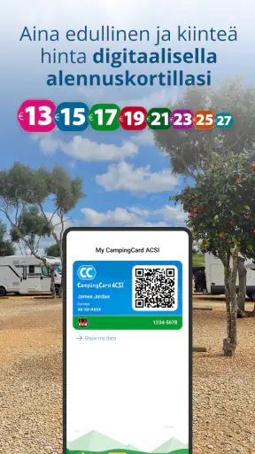 CampingCard ACSI screenshot